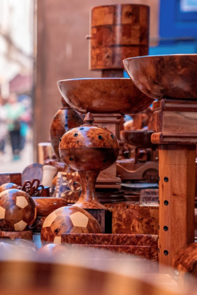 wood art morocco