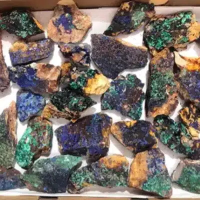 1 TRAY - AZURITE MALACHITE