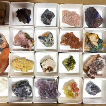 1 TRAY – MIXED MINERAL SPECIMENS