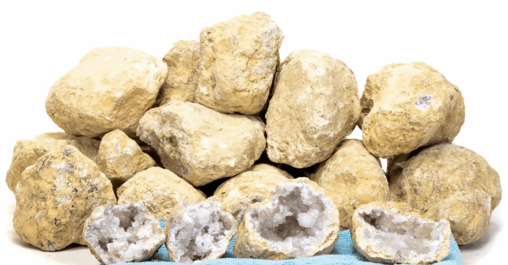 Unopened Moroccan geodes from Morocco