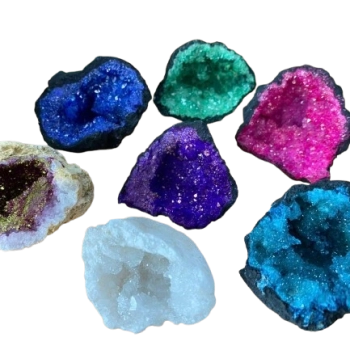 1 Box – Dyed Moroccan Geodes