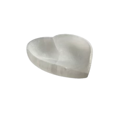 1PC - SELENITE HEART BOWL
